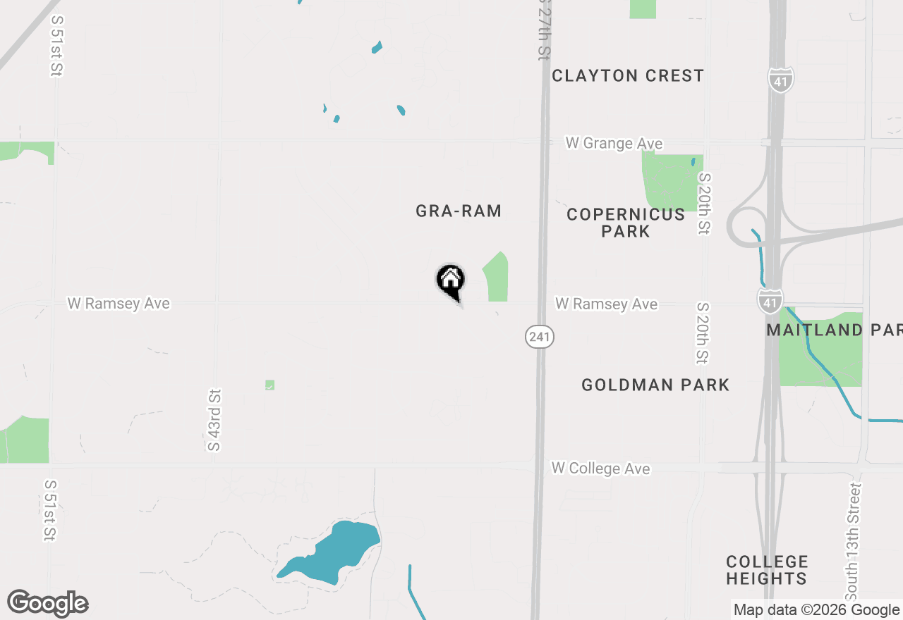 Map of 3113 W Ramsey Ave, Greenfield, WI 53221
