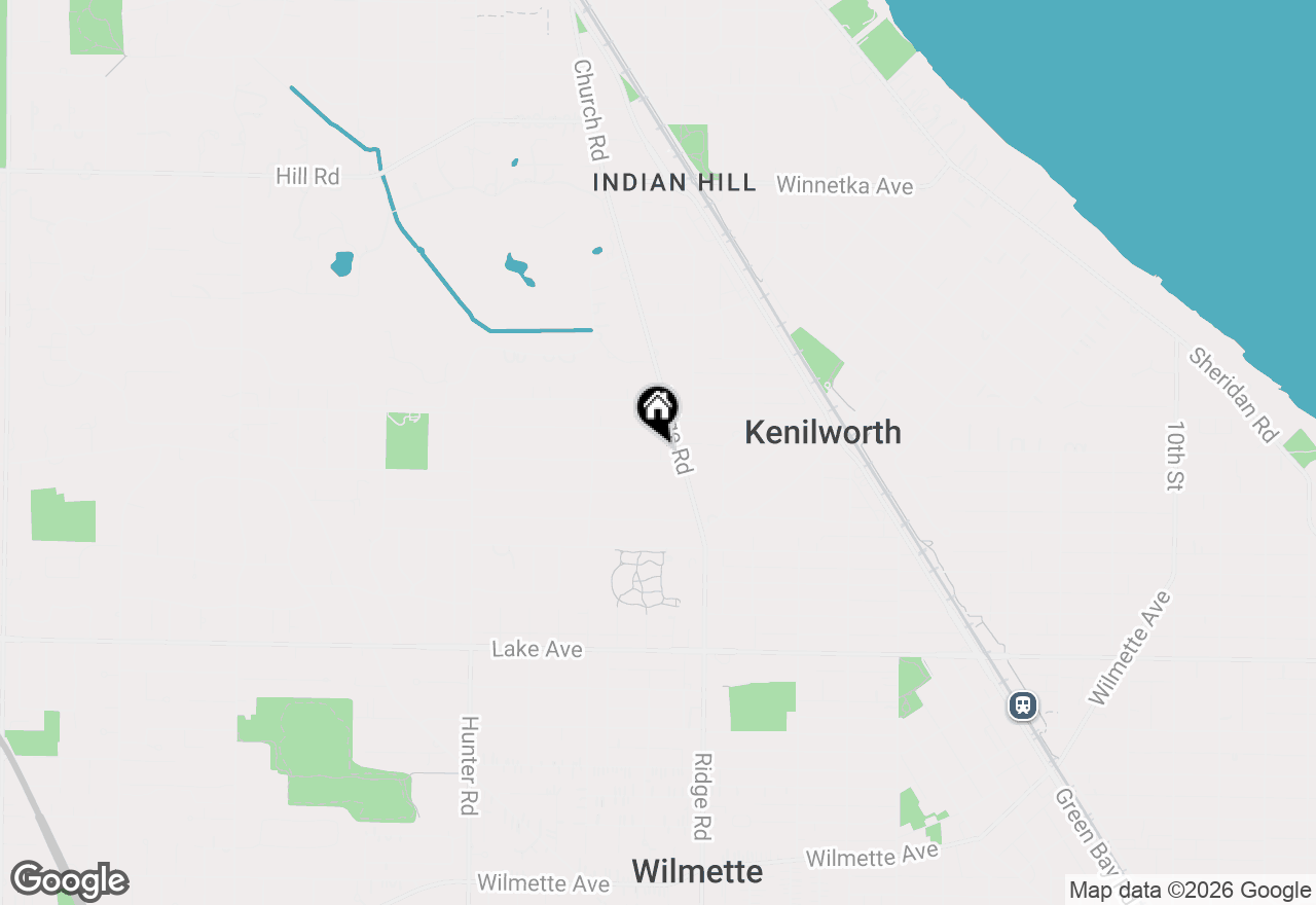 Map of 1940 Chestnut Avenue, Wilmette, IL 60091