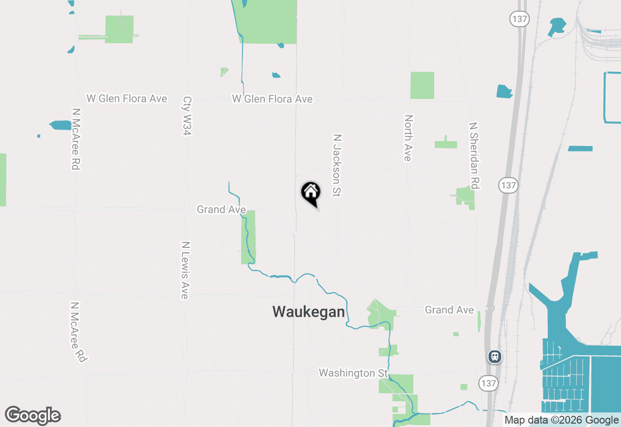 Map of 1019 Edwards Street, Waukegan, IL 60085
