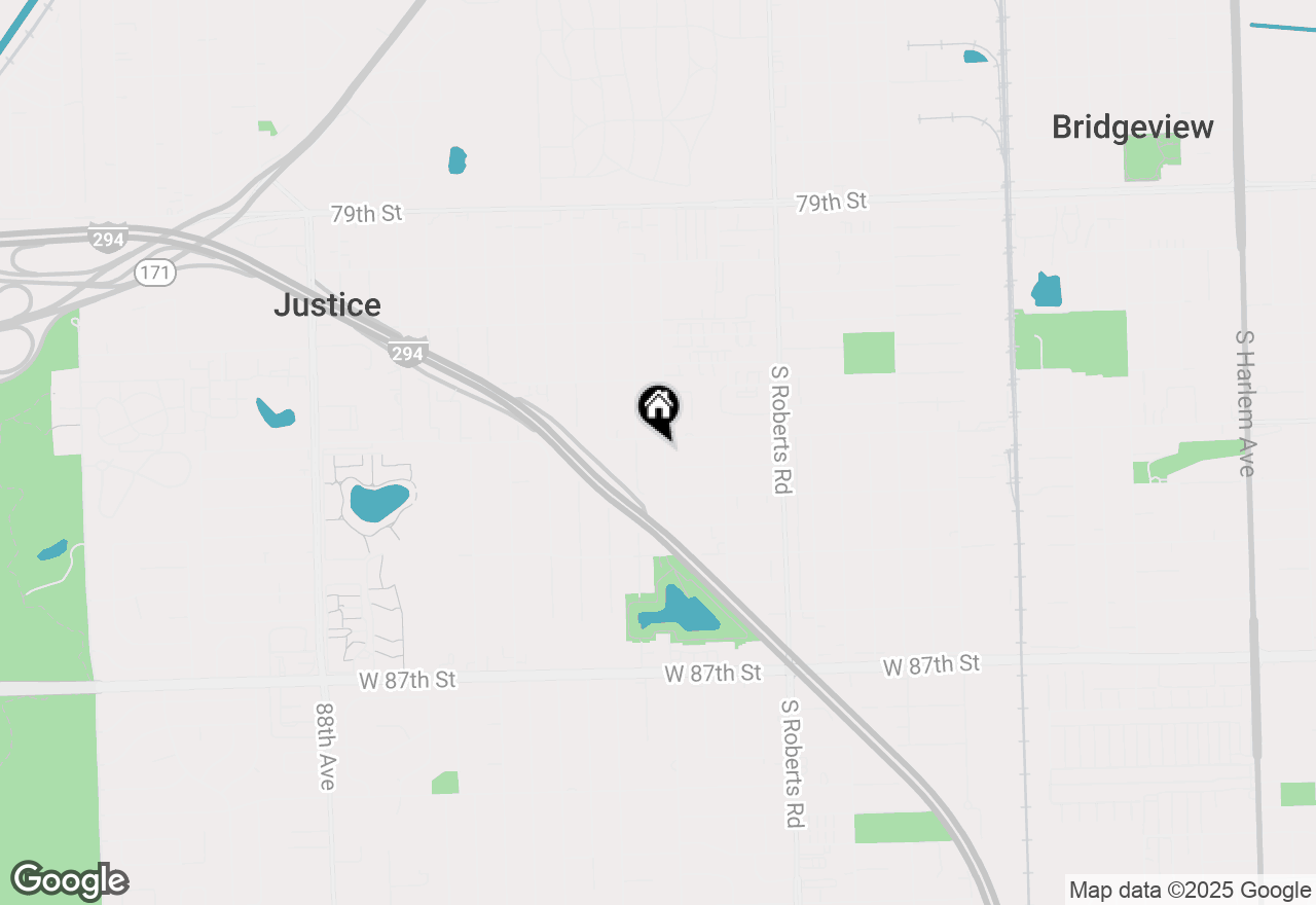 Map of 8306 S 82nd Avenue, Justice, IL 60458