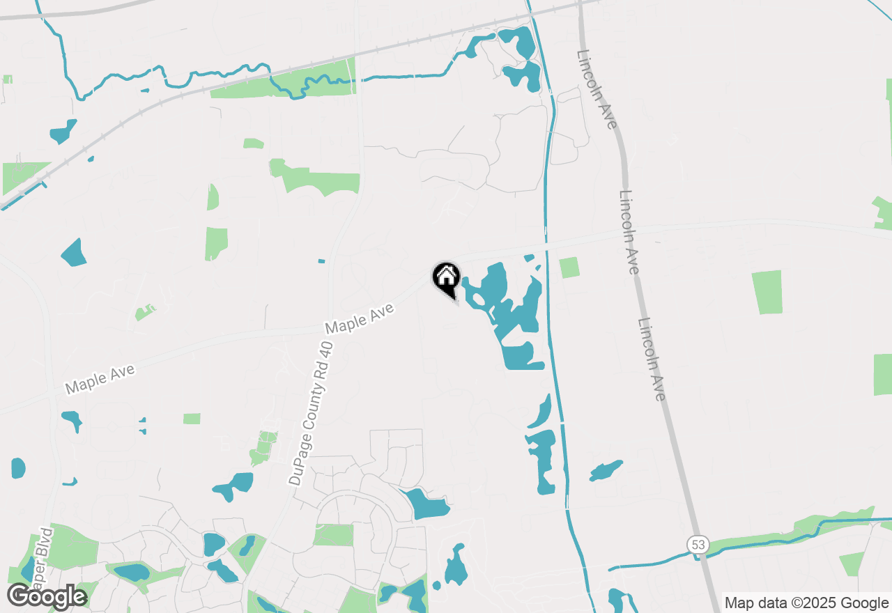 Map of 5600 Hillcrest Lane #4G, Lisle, IL 60532