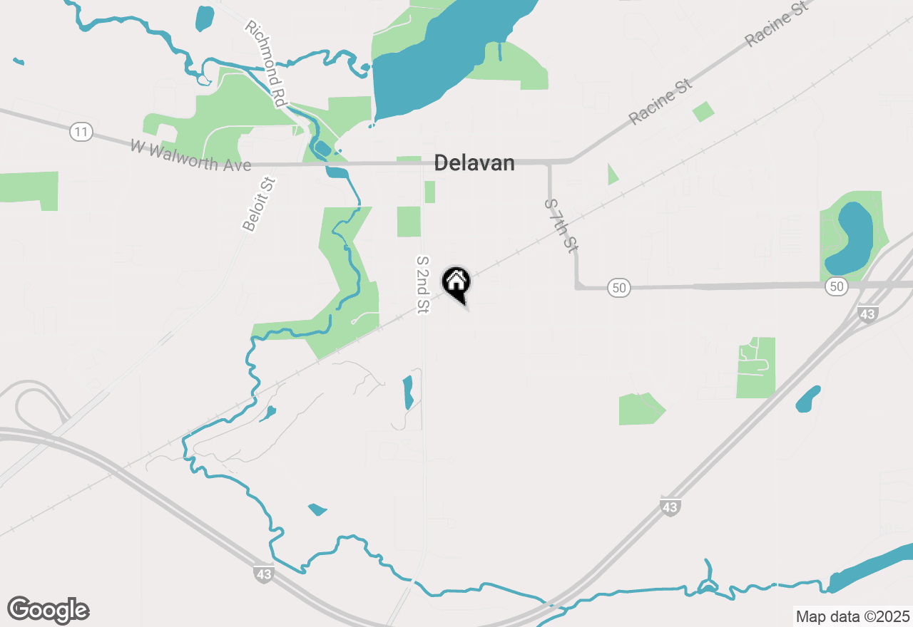 Map of 519 S Third St, Delavan, WI 53115