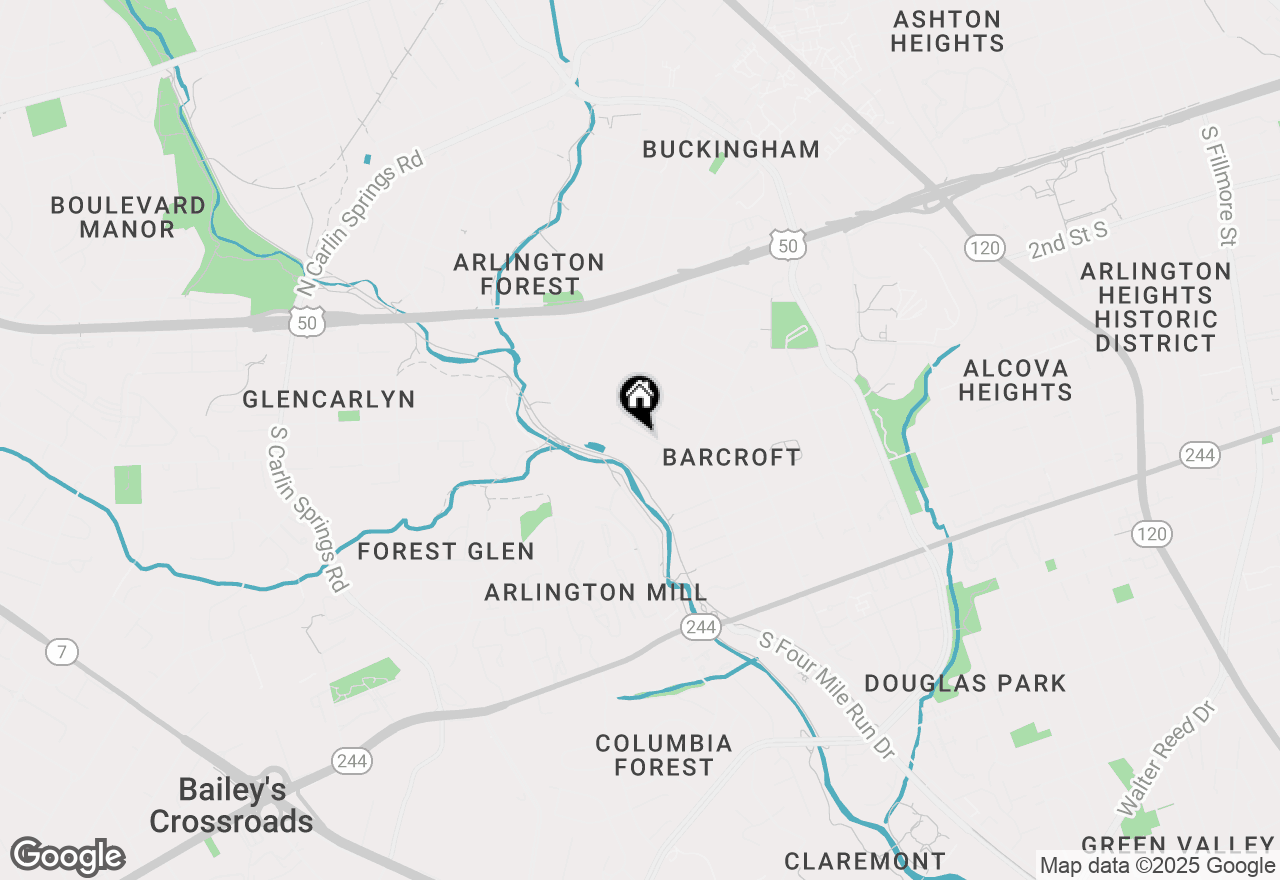Map of 4752 6th Street S, Arlington, VA 22204