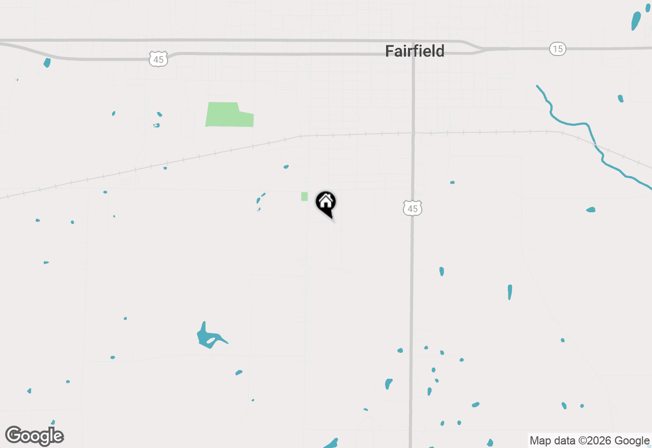 Map of 1207 Sw 6th Street, Fairfield, IL 62837