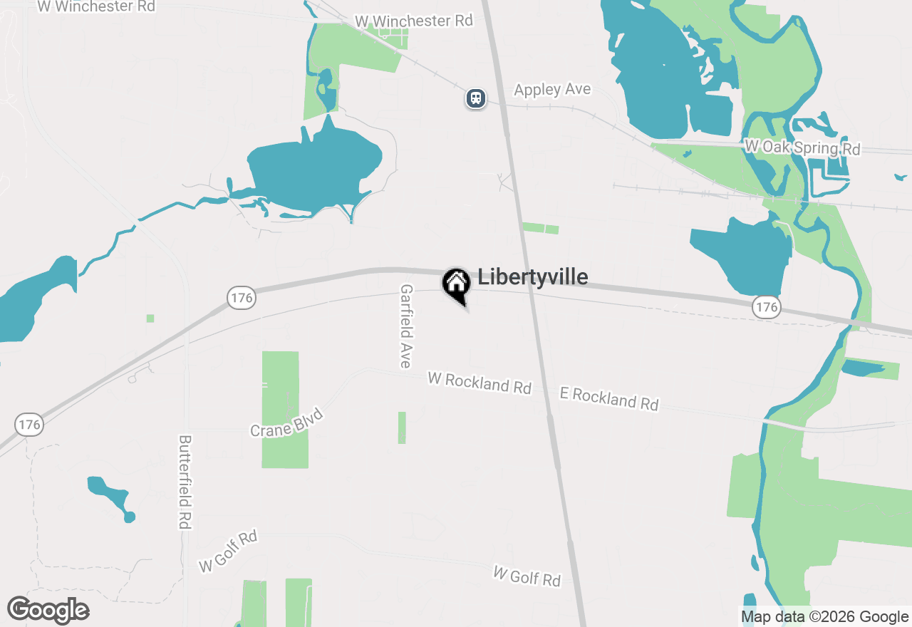 Map of 308 Mckinley Avenue, Libertyville, IL 60048