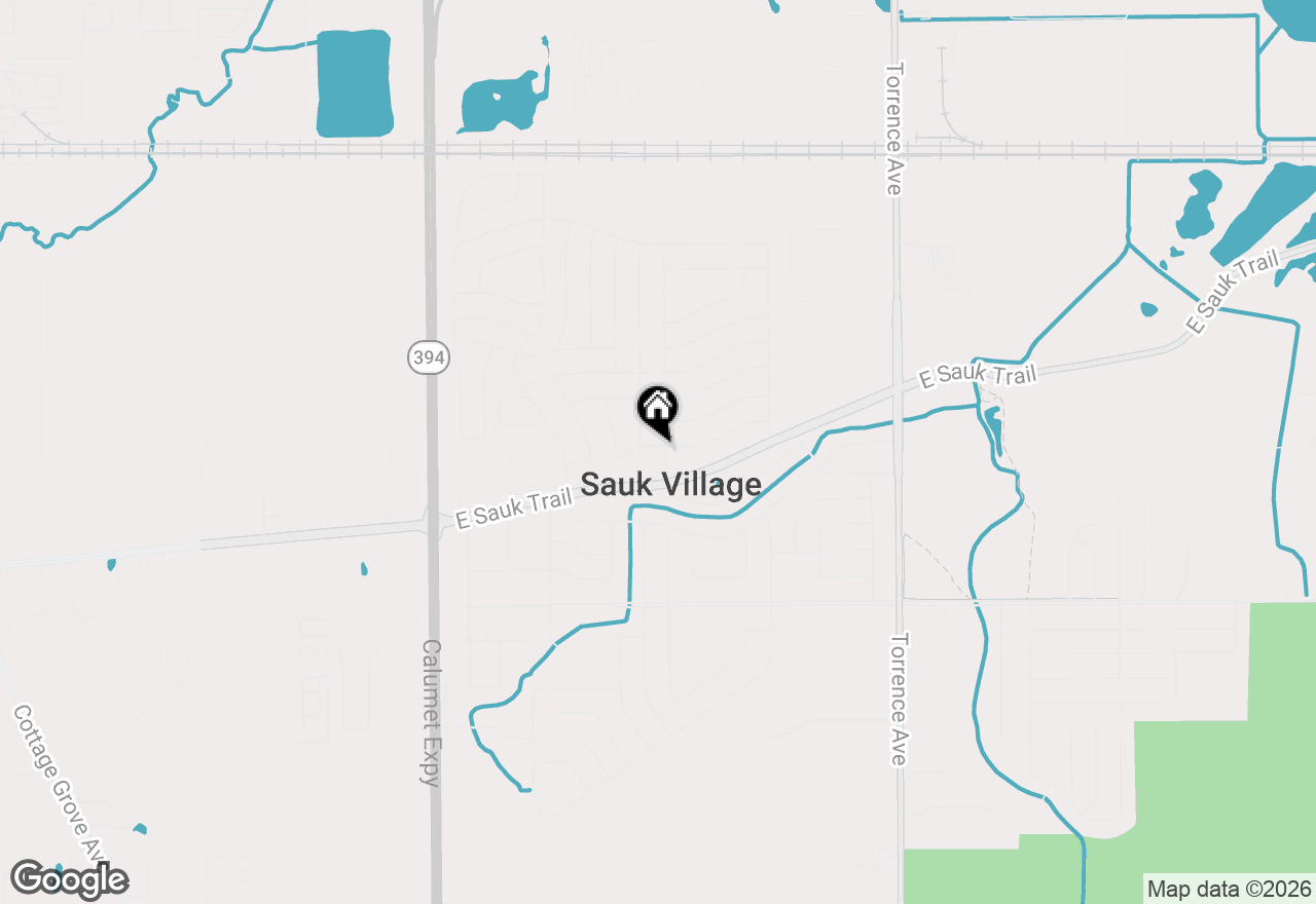 Map of 1950 219th Place, Sauk Village, IL 60411