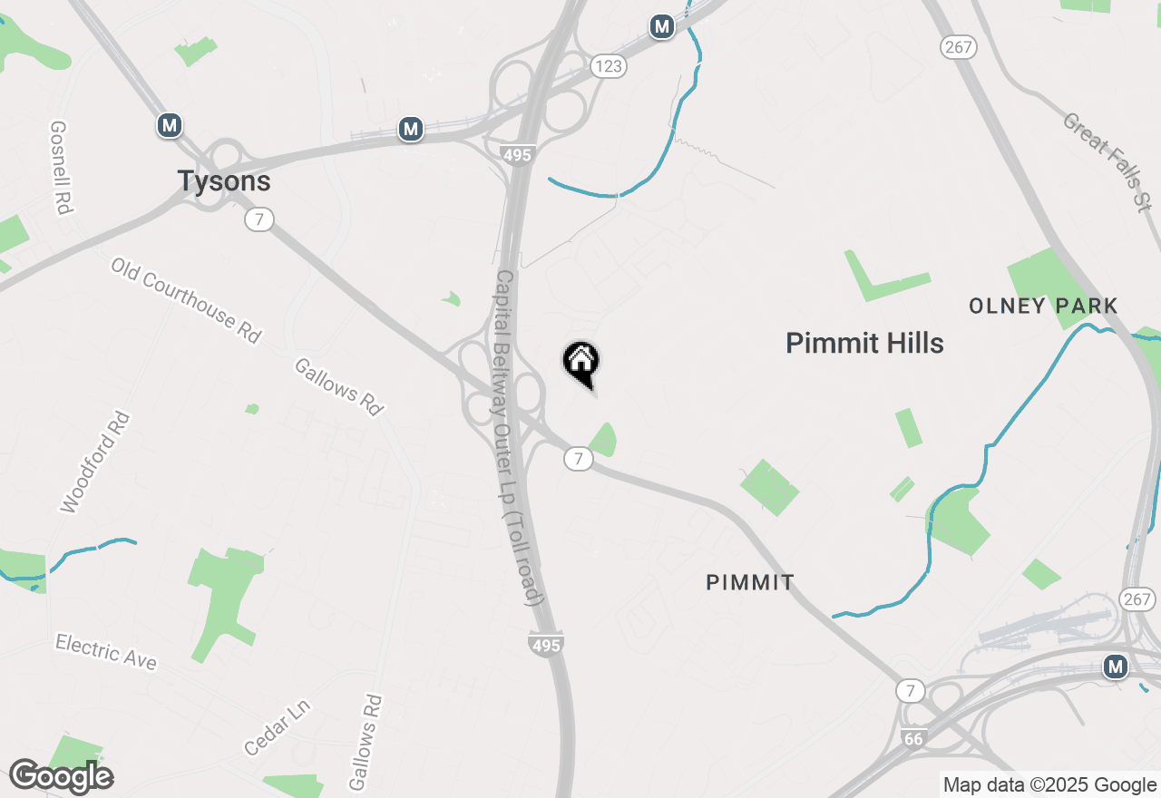 Map of 2009 Magarity Court, Falls Church, VA 22043