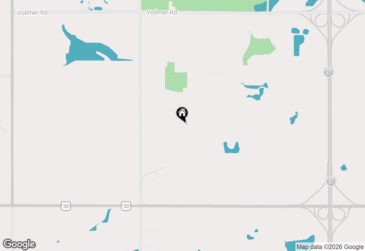 Map of 6125 Sunflower Drive, Matteson, IL 60443