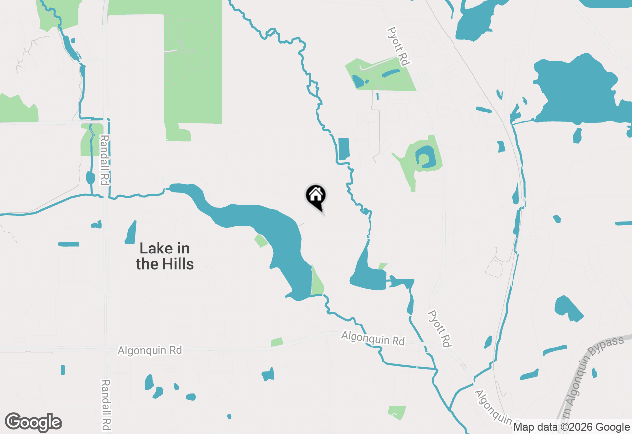 Map of 1014 Maple Street, Lake In The Hills, IL 60156
