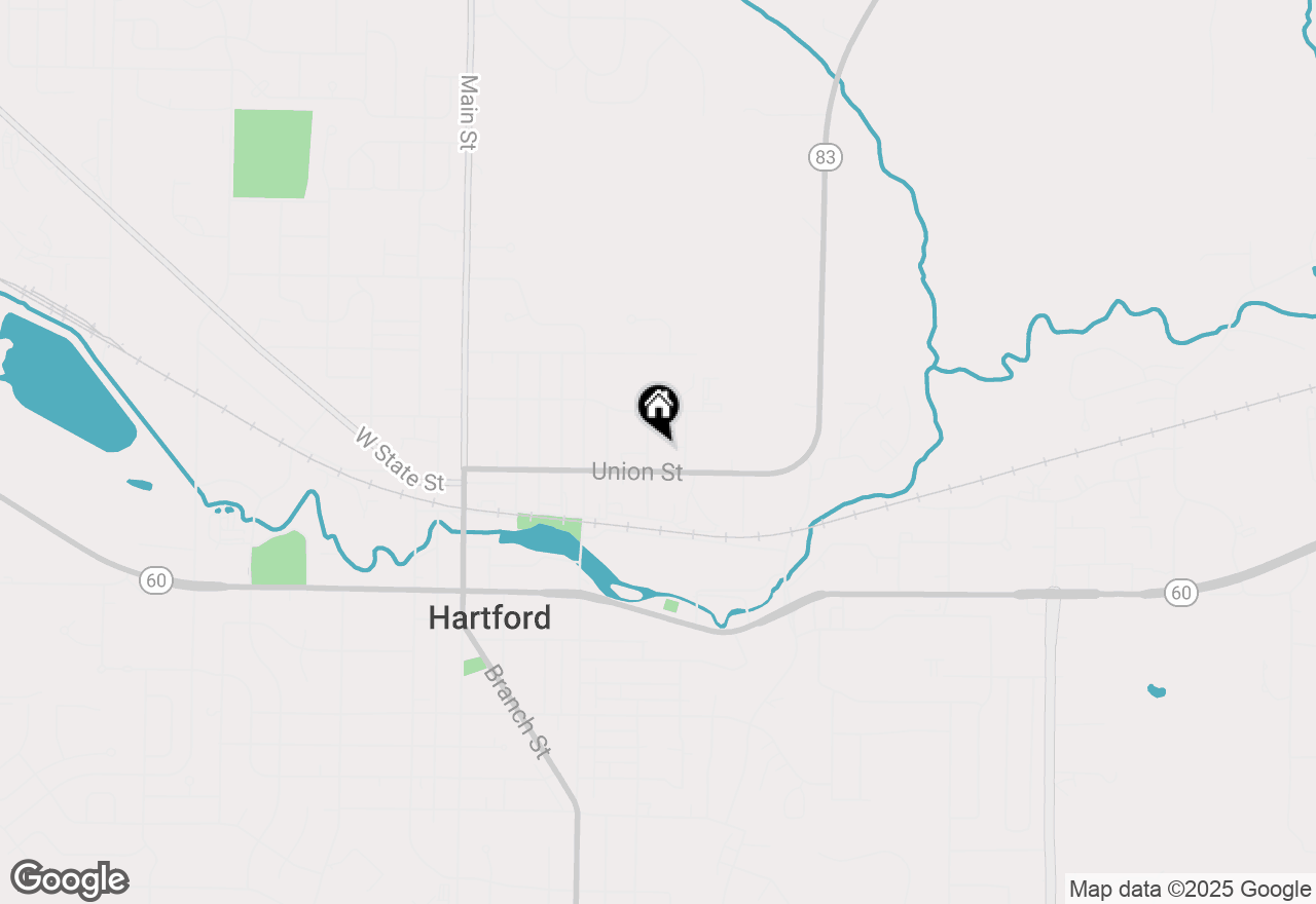 Map of 424 Sixth St, Hartford, WI 53027