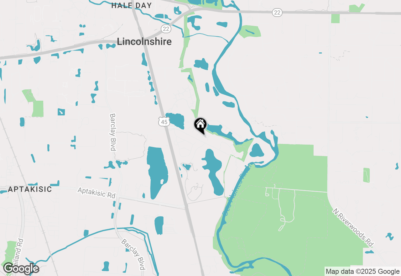 Map of 313 Rivershire Court, Lincolnshire, IL 60069