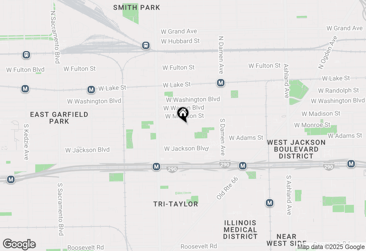 Map of 2226 W Monroe Street #3, Chicago, IL 60612