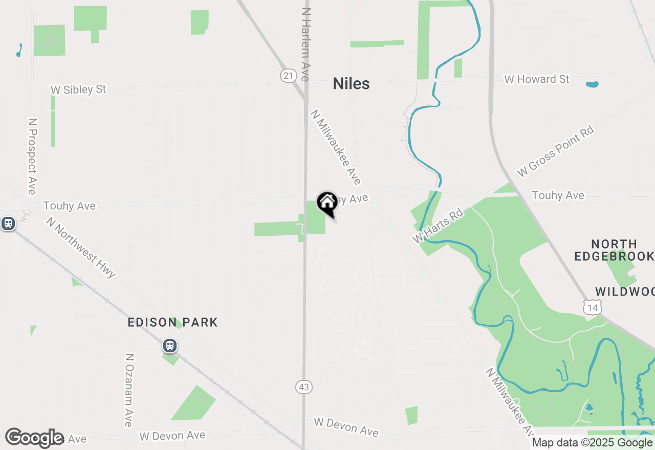 Map of 7071 W Touhy Avenue #406, Niles, IL 60714