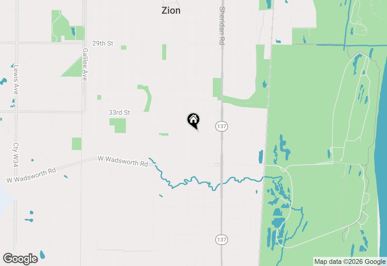 Map of 10219 W Illinois Avenue #2, Beach Park, IL 60099