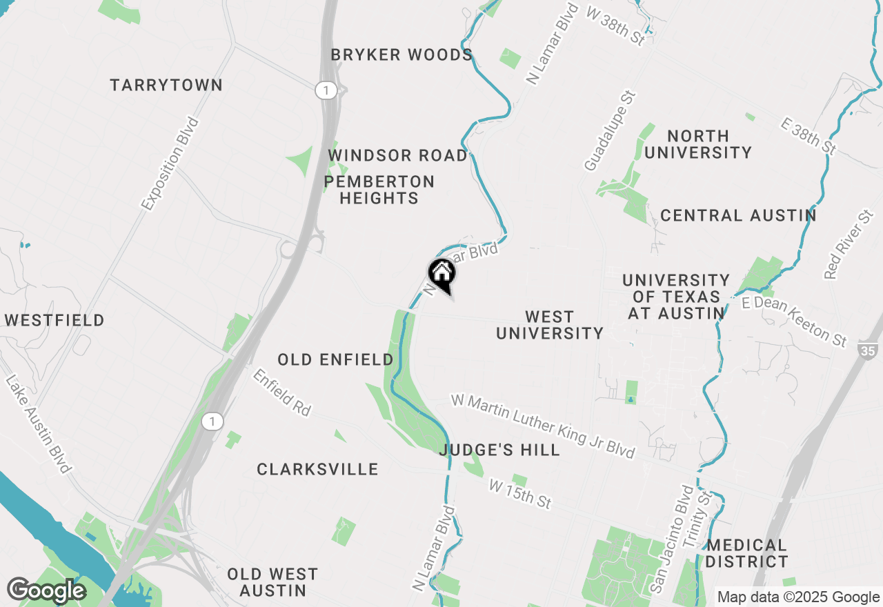 Map of 2408 Longview St #205, Austin, TX 78705