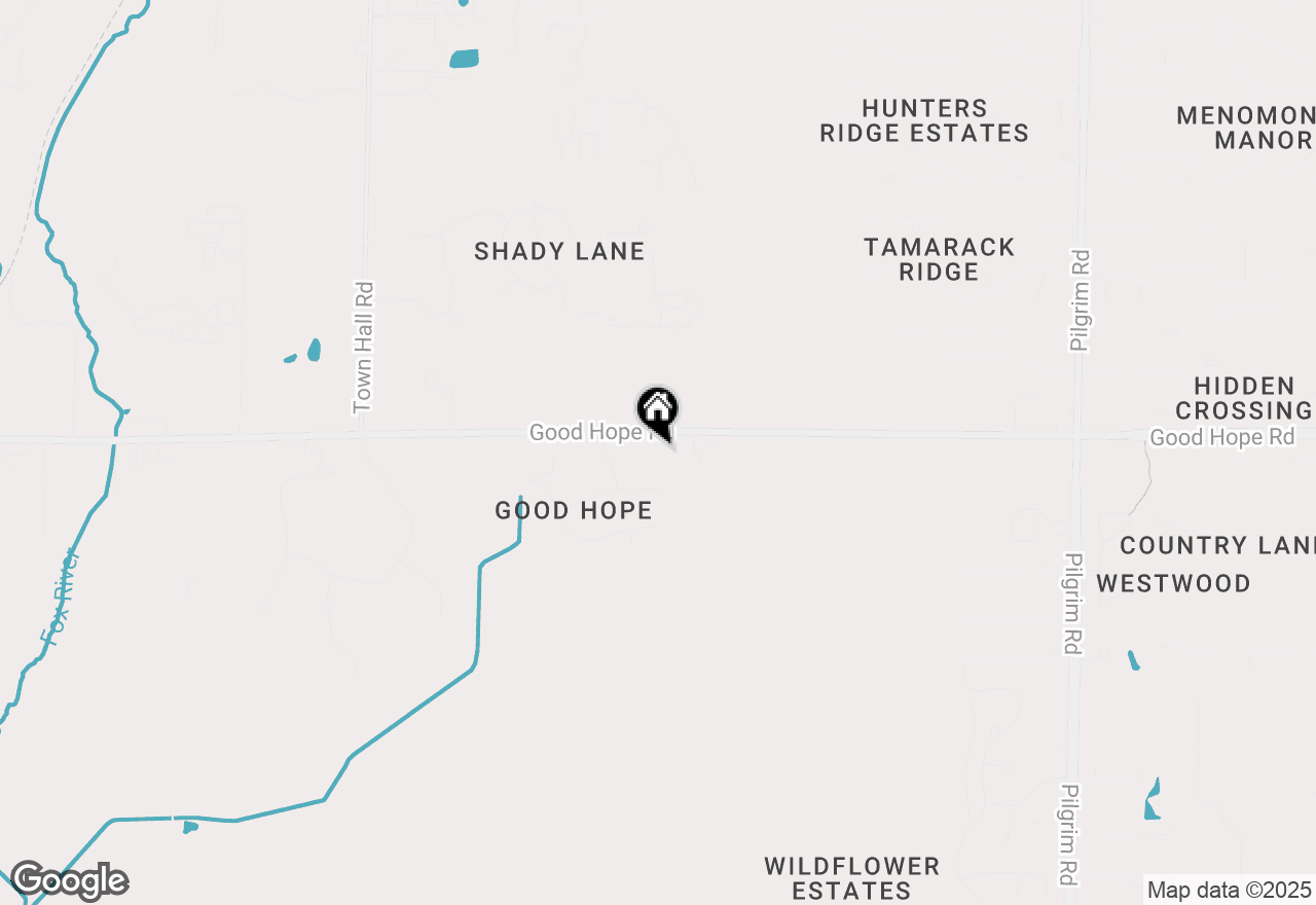 Map of N72W17011 Good Hope Rd, Menomonee Falls, WI 53051
