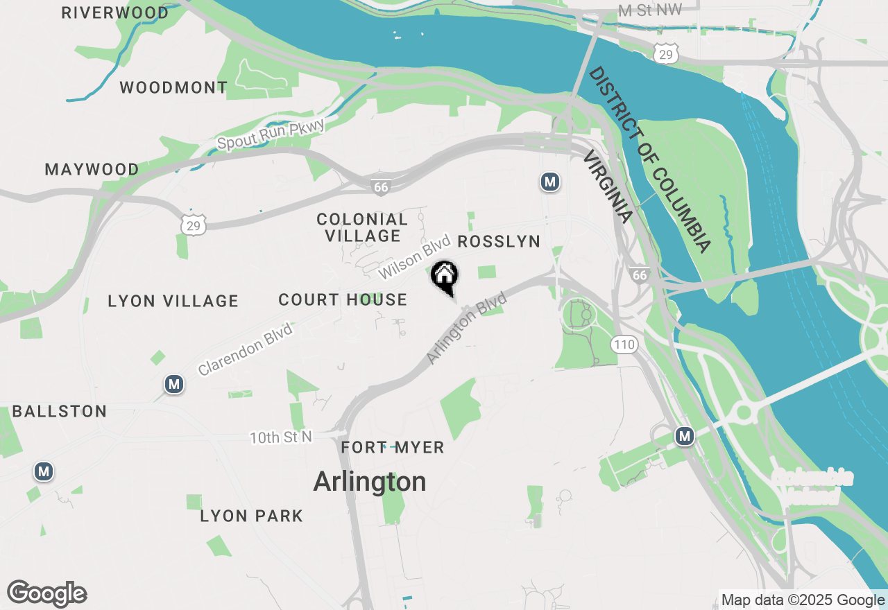 Map of 1410 Quinn Street #6, Arlington, VA 22209