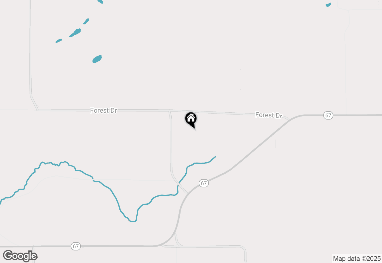 Map of N5033 County Road U, Glenbeulah, WI 53023