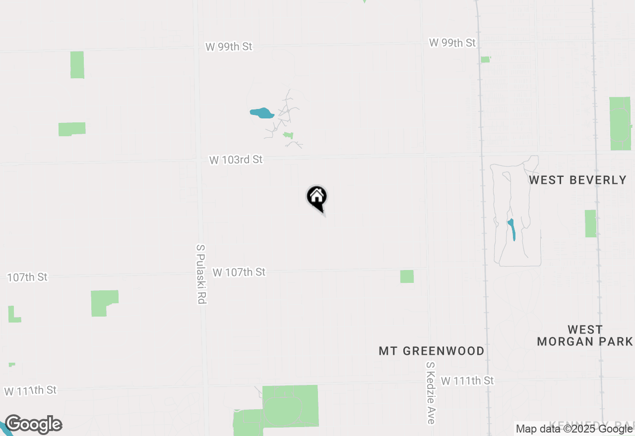 Map of 10505 S Central Park Avenue, Chicago, IL 60655