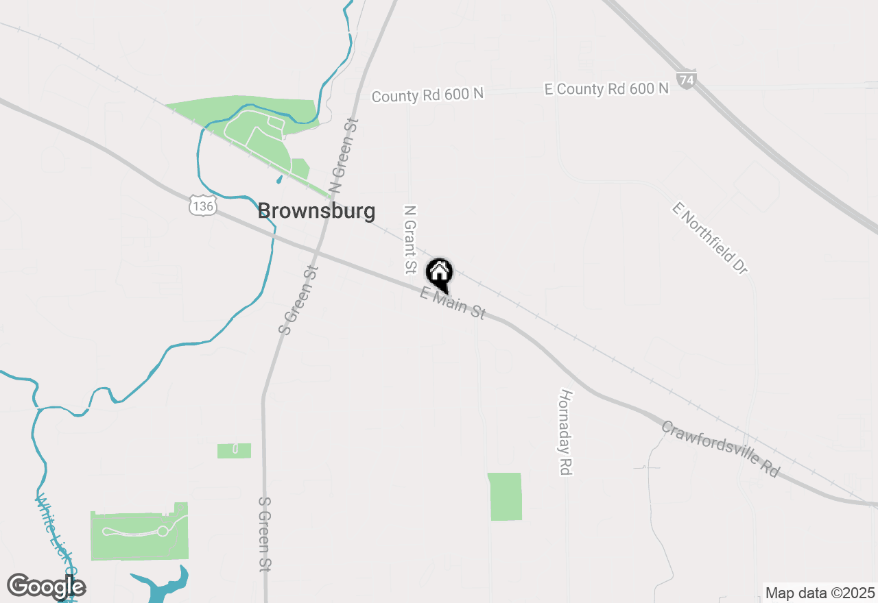 Map of 435 E Main Street, Brownsburg, IN 46112