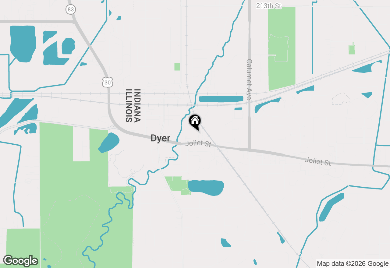 Map of 2025 Church Street, Dyer, IN 46311
