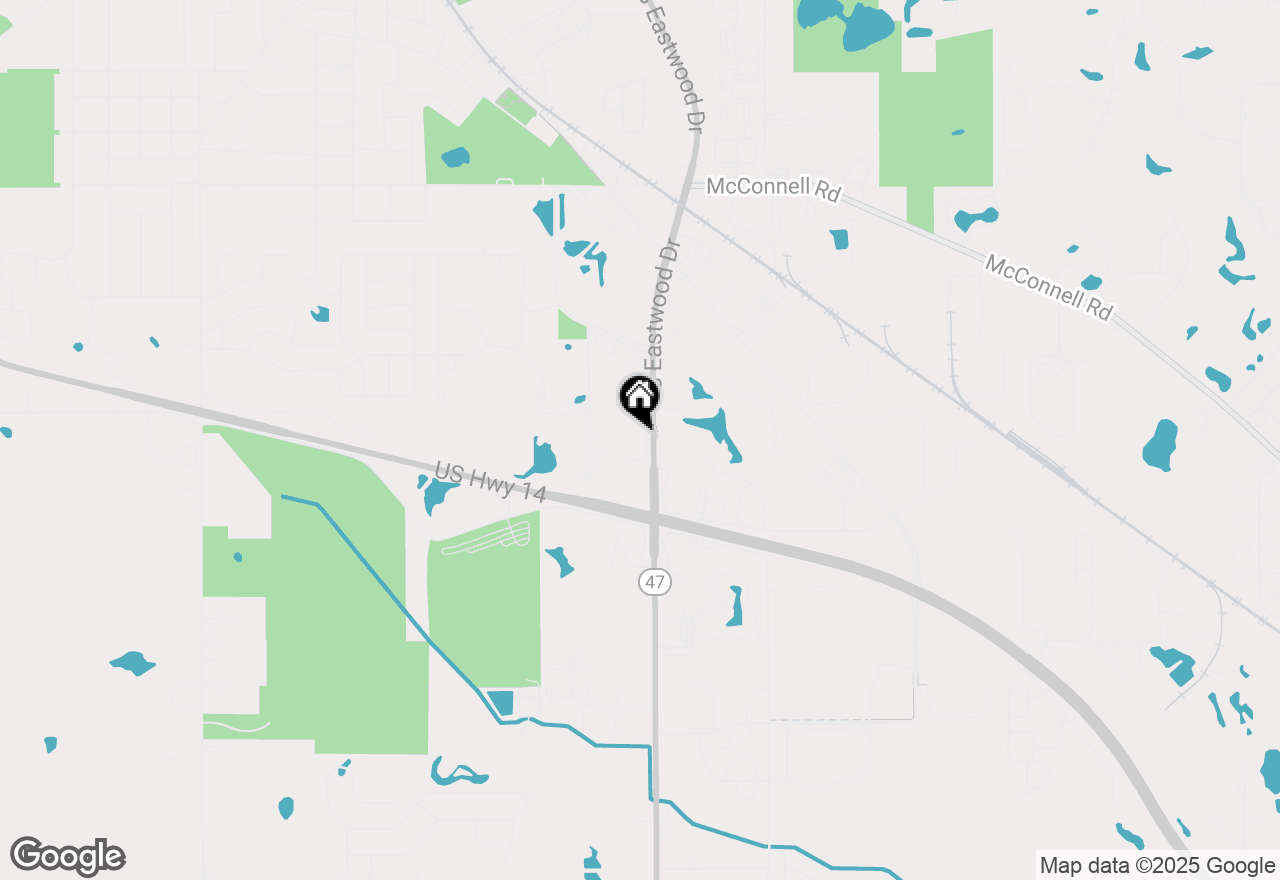 Map of 1670 S Eastwood Drive, Woodstock, IL 60098