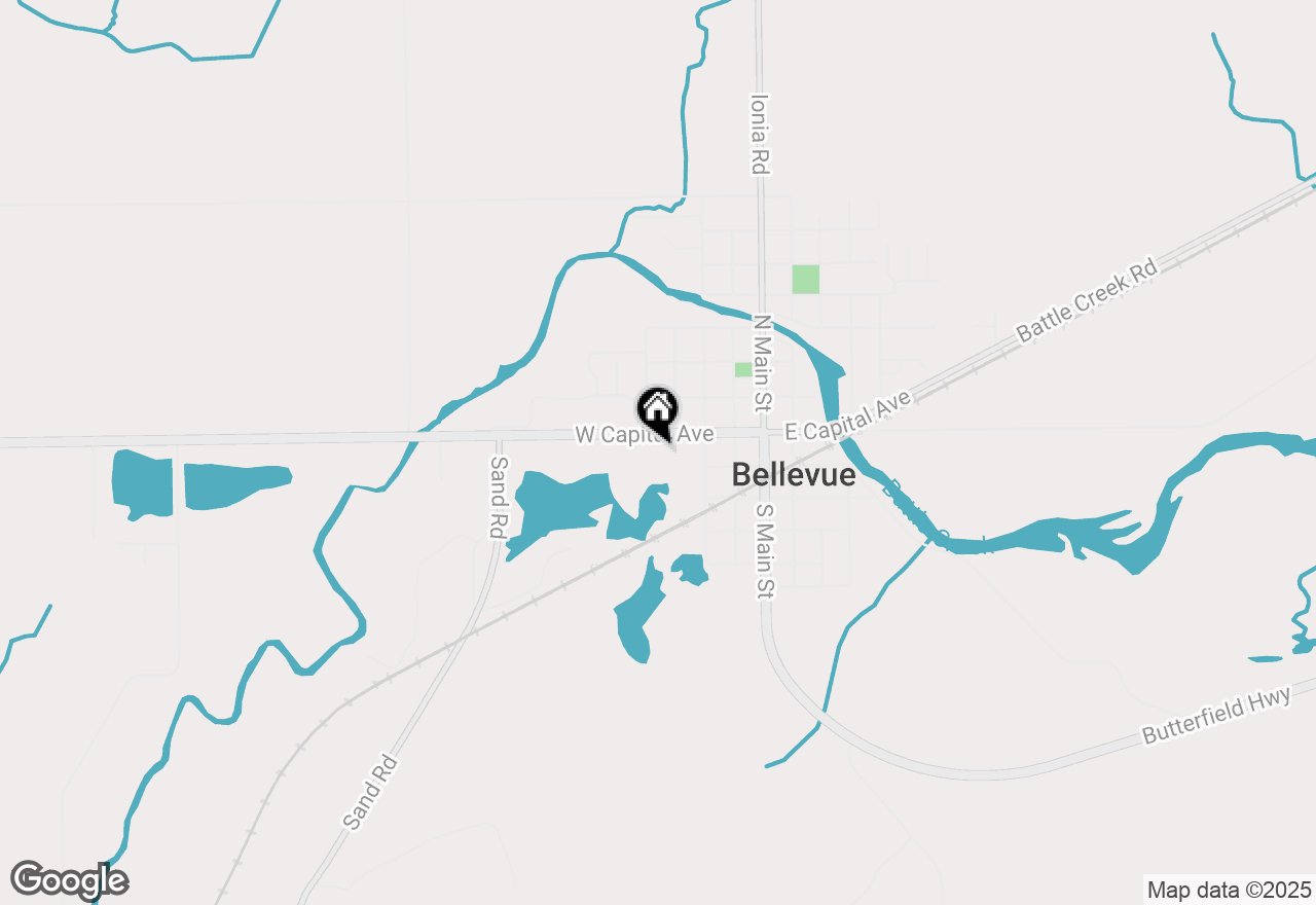 Map of 411 W Capital Avenue, Bellevue, MI 49021