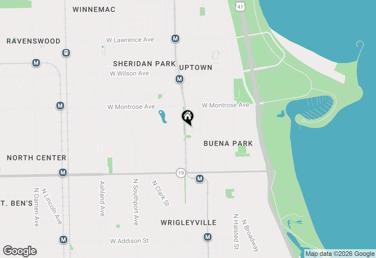Map of 4226 N Kenmore Avenue #3, Chicago, IL 60613
