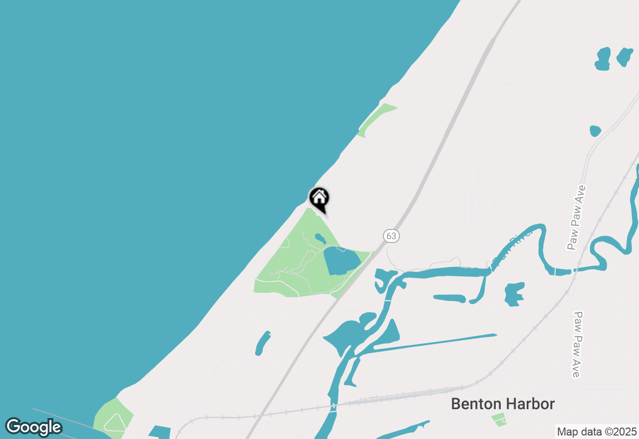 Map of 128 Grand Boulevard, Benton Harbor, MI 49022