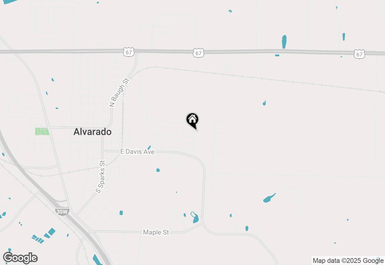 Map of 1152 Kingbird Lane, Alvarado, TX 76009