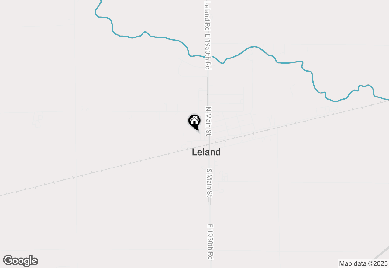 Map of 205 W North Street, Leland, IL 60531
