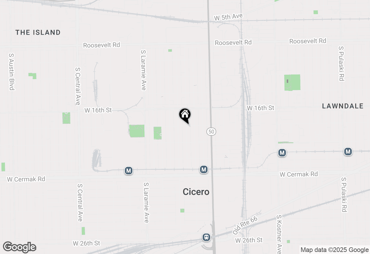 Map of 4937 W 18th Street #3W, Cicero, IL 60804