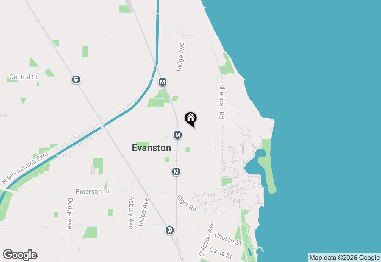 Map of 2237 Sherman Avenue, Evanston, IL 60201