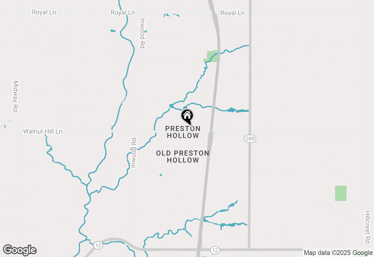 Map of 10006 Hollow Way Road, Dallas, TX 75229