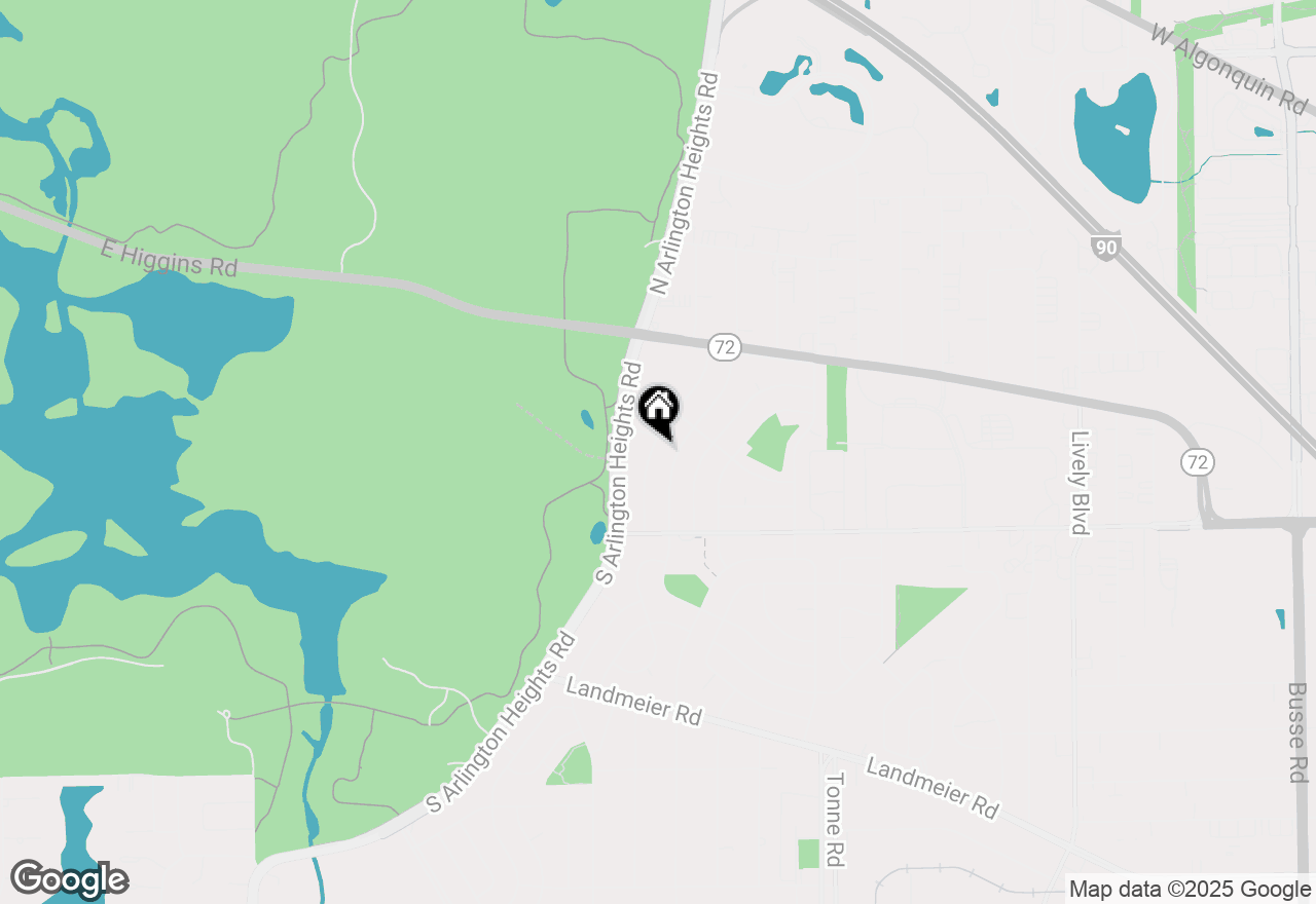 Map of 57 Forest Lane, Elk Grove Village, IL 60007