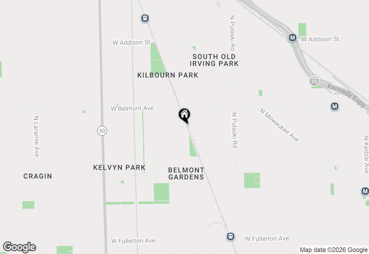 Map of 4242 W Nelson Street #1, Chicago, IL 60641