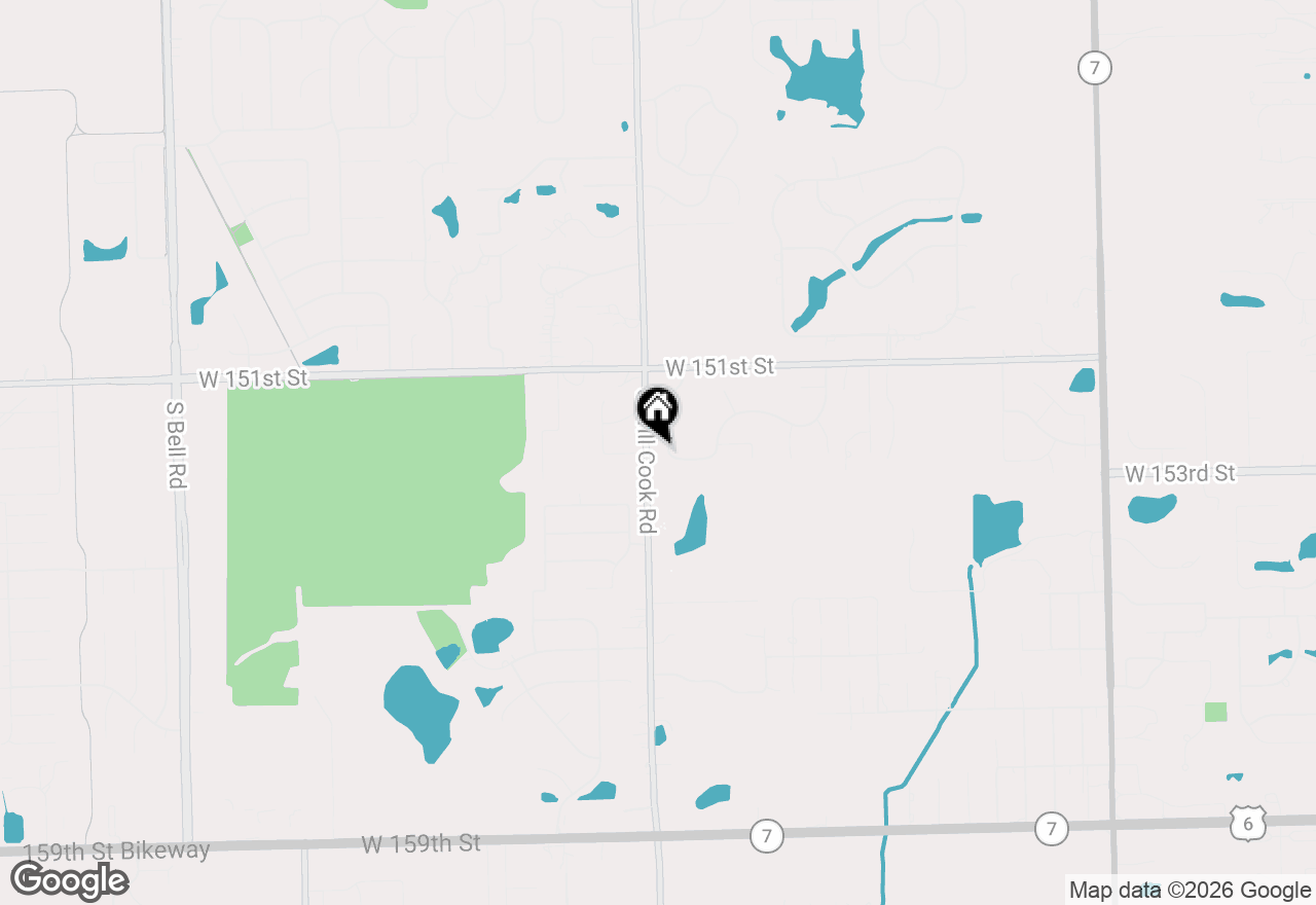 Map of 15230 Alpine Drive, Orland Park, IL 60467