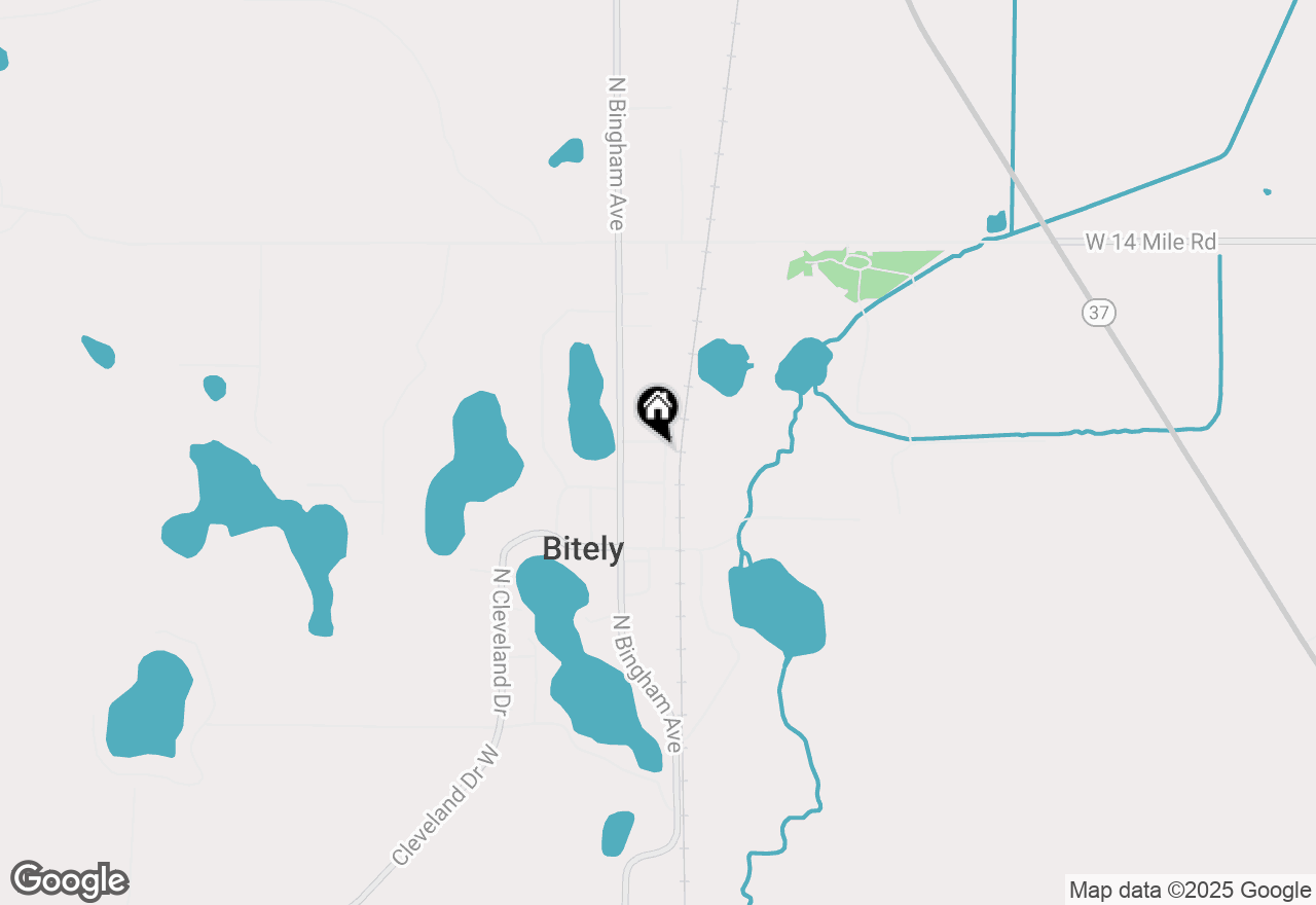 Map of 10861 Prospect Avenue, Bitely, MI 49309