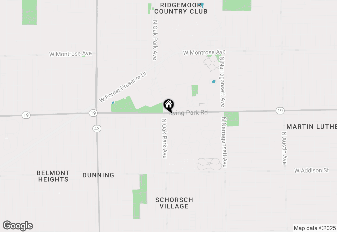 Map of 6743 W Irving Park Road #301, Chicago, IL 60634