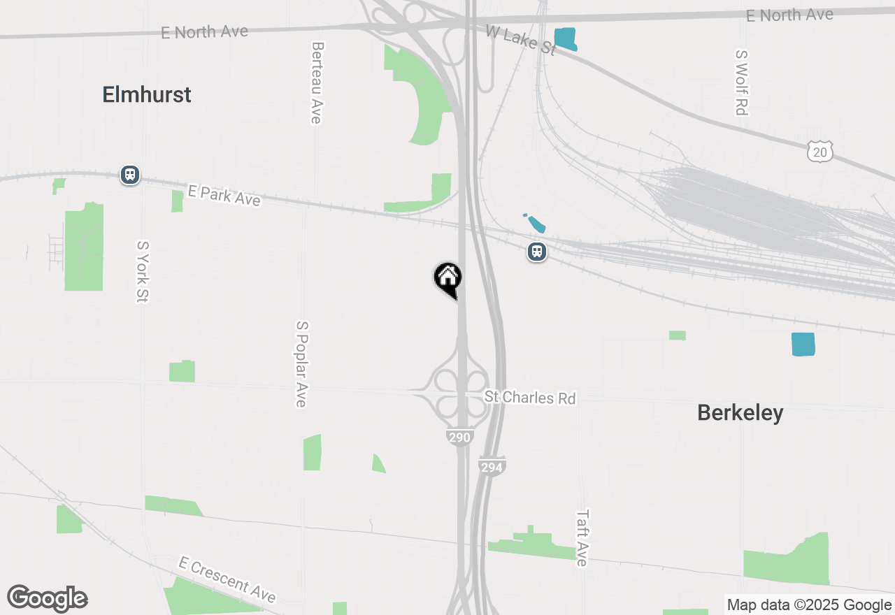 Map of 509 E Park Avenue, Elmhurst, IL 60126