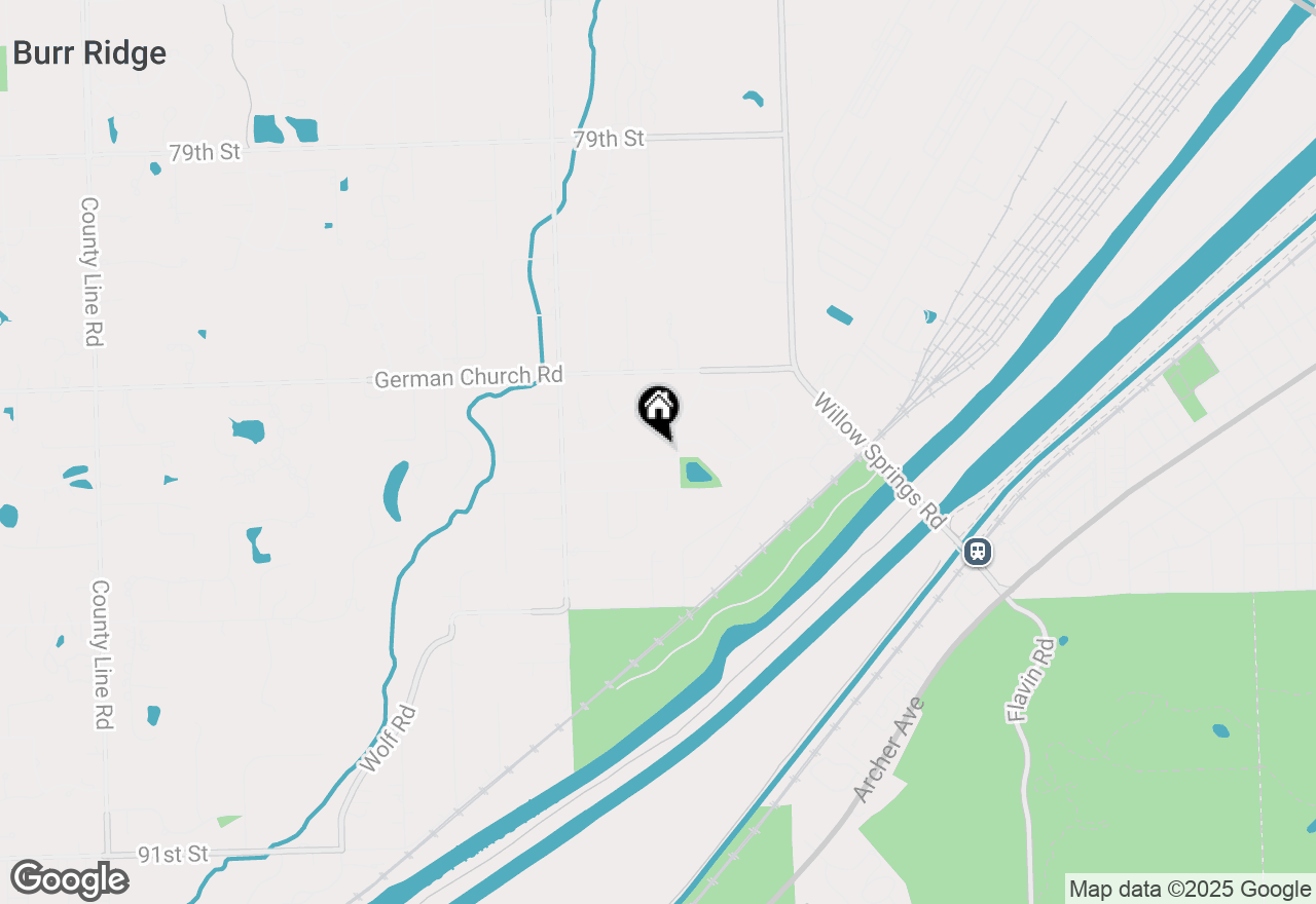 Map of 11016 84th Place, Willow Springs, IL 60480