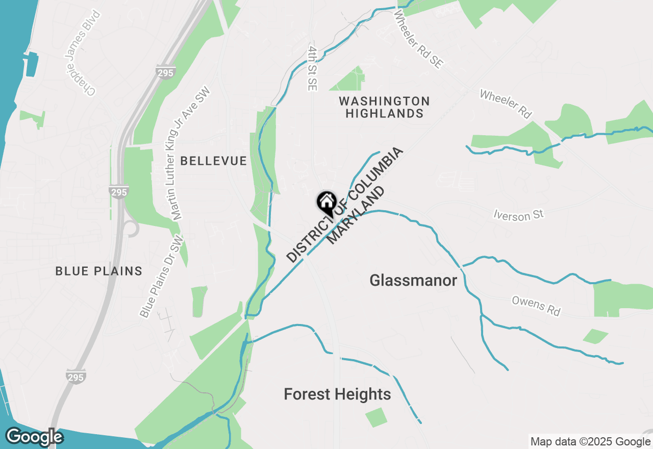 Map of 4616 6th Street Se, Washington, DC 20032