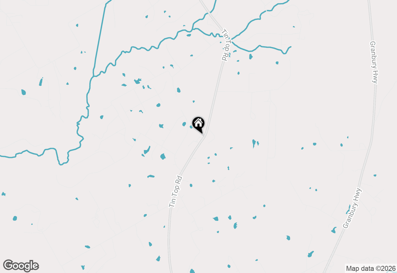 Map of 3952 Tin Top Road, Weatherford, TX 76087