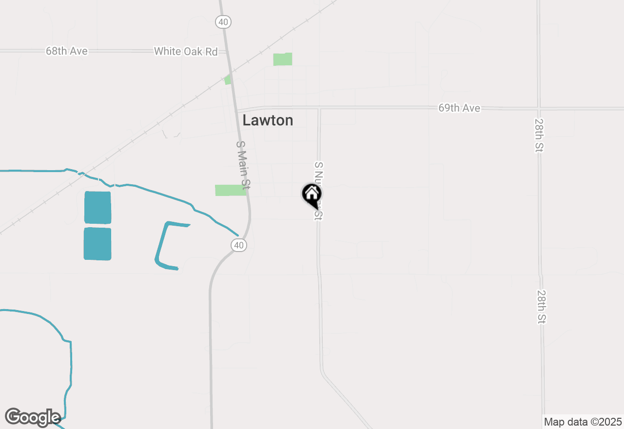 Map of 625 Orchard Street, Lawton, MI 49065