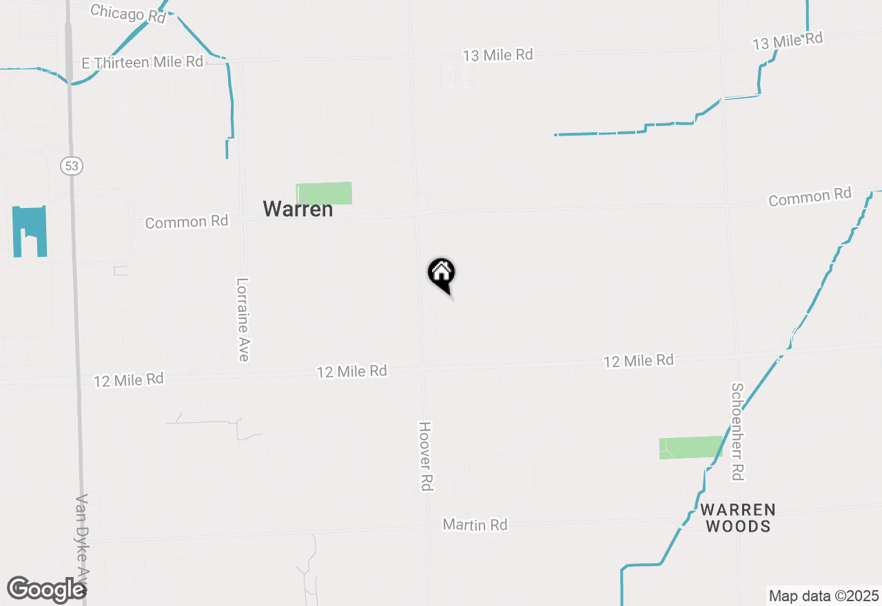 Map of 29654 Hoover Road #129, Warren, MI 48093