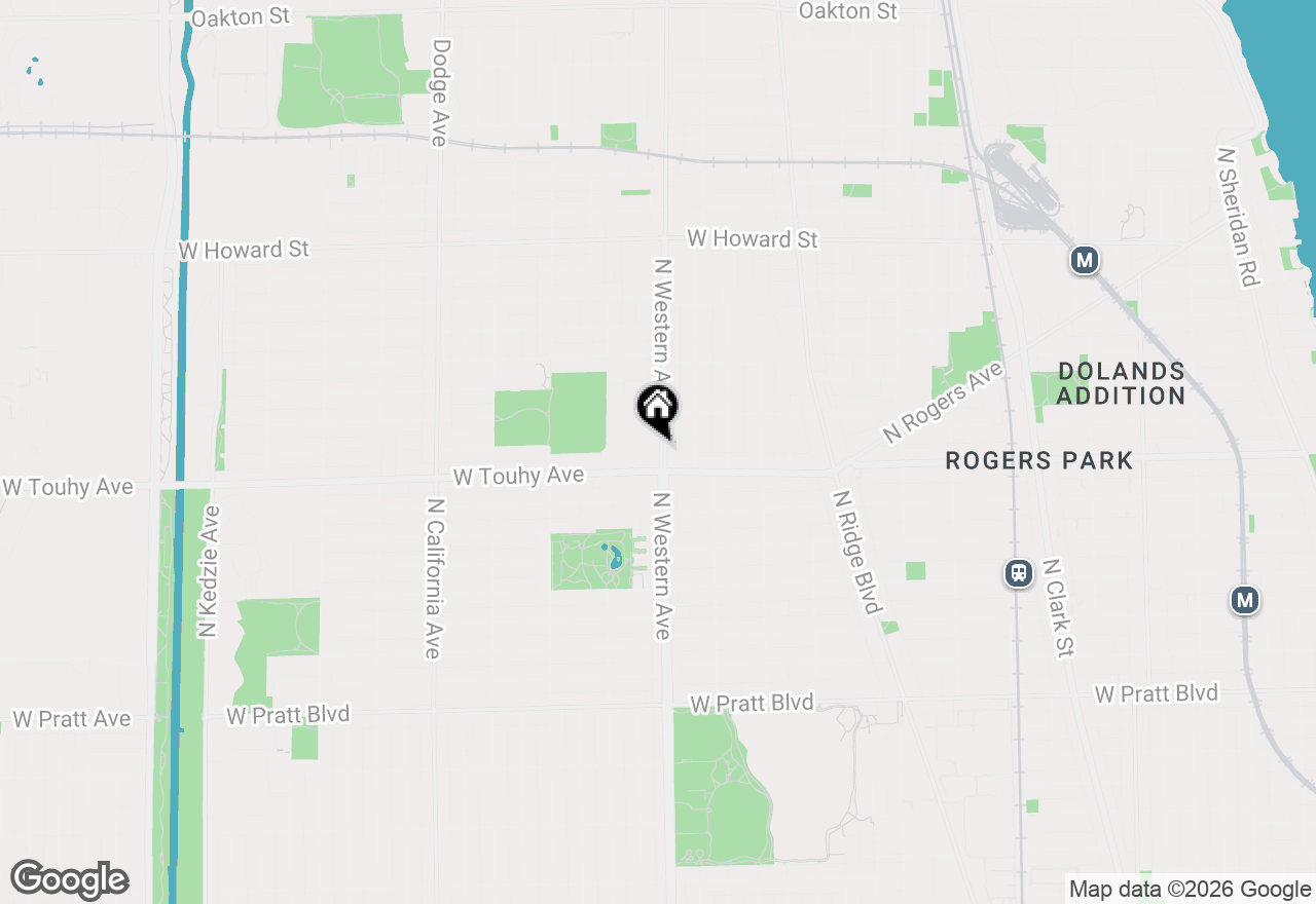 Map of 7216 N Western Avenue, Chicago, IL 60645