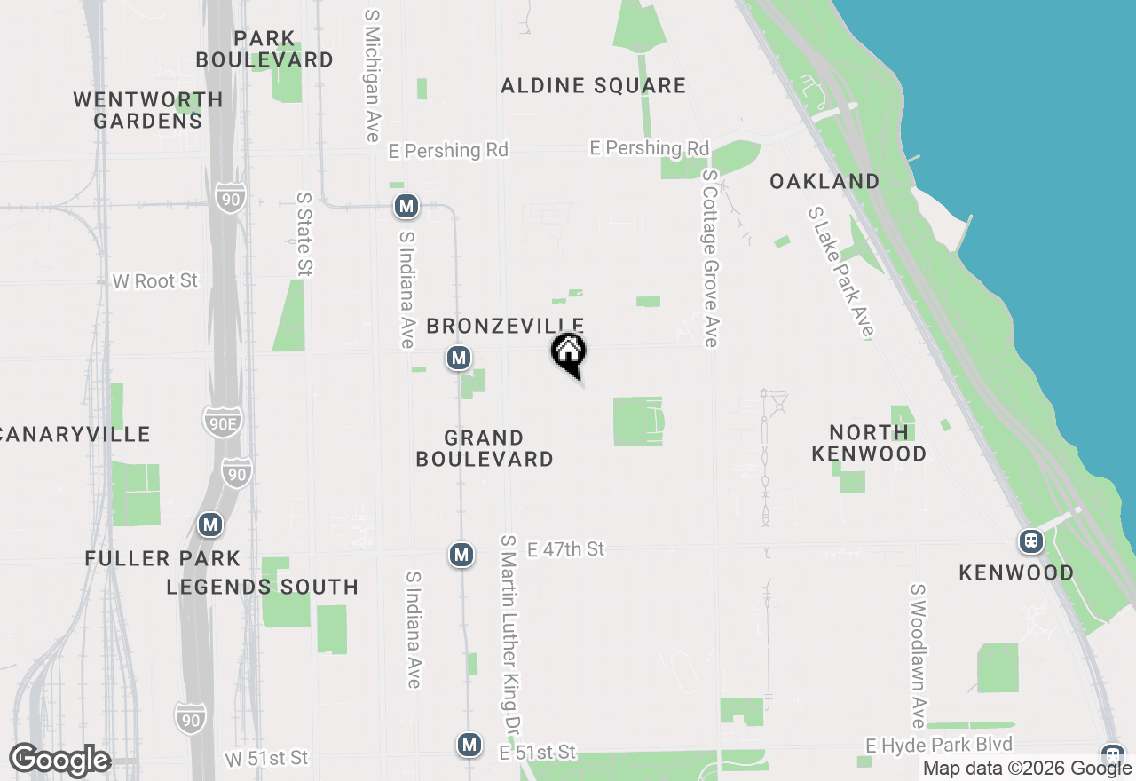 Map of 4351 S Vincennes Avenue #2, Chicago, IL 60653