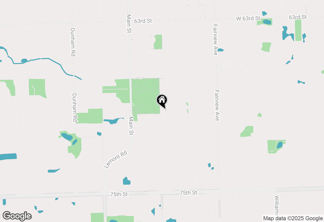 Map of 6842 Meadowcrest Drive, Downers Grove, IL 60516