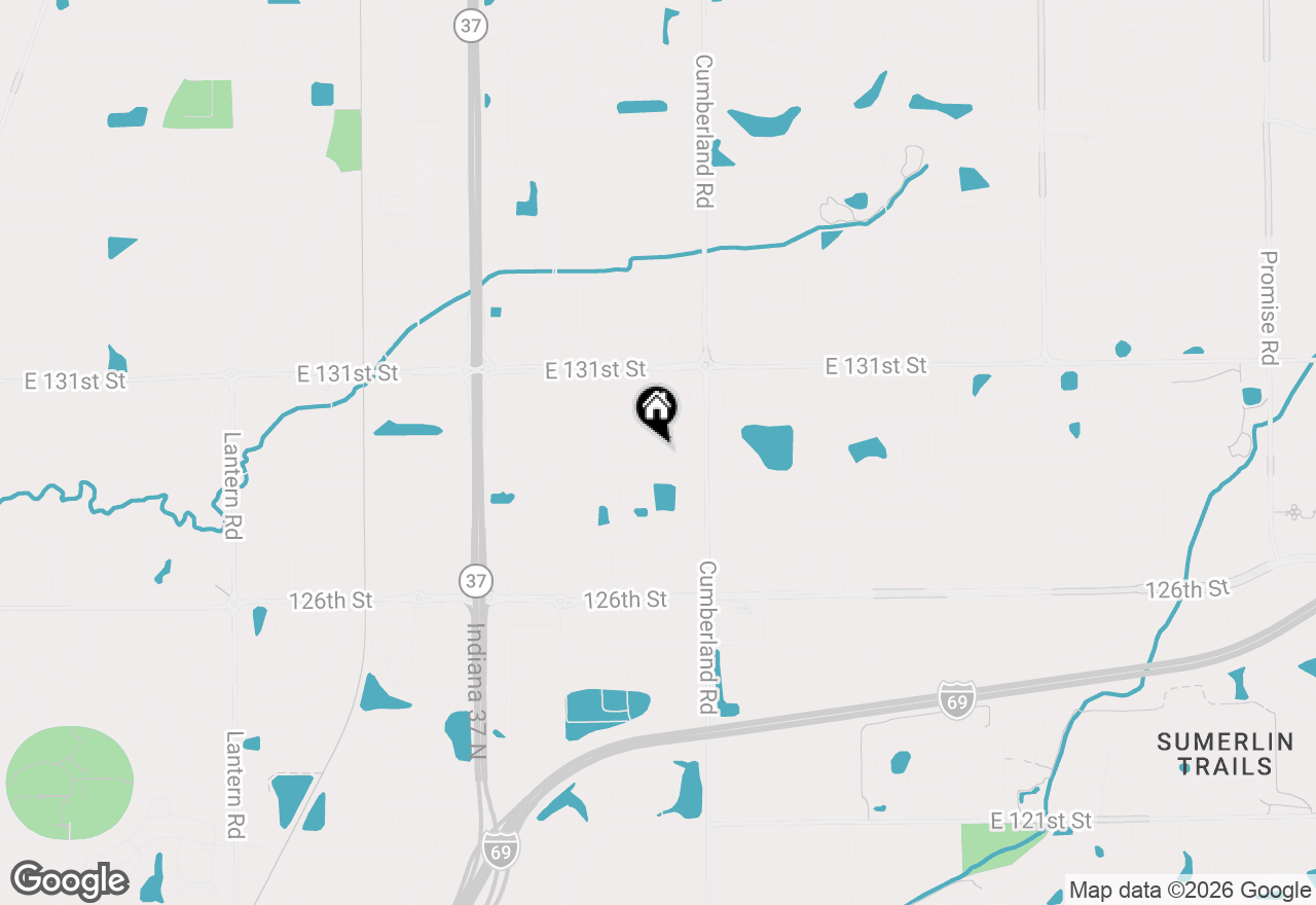 Map of 12948 Shandon Lane, Fishers, IN 46038