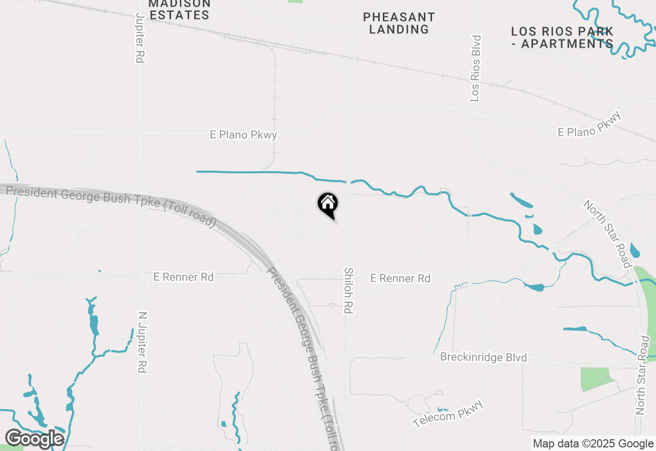 Map of 360 Greenhouse Drive, Plano, TX 75074